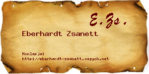 Eberhardt Zsanett névjegykártya