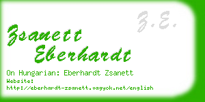 zsanett eberhardt business card